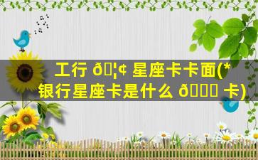 工行 🦢 星座卡卡面(*
银行星座卡是什么 🍀 卡)